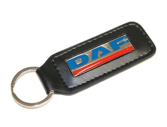 DAF Leather Keyring