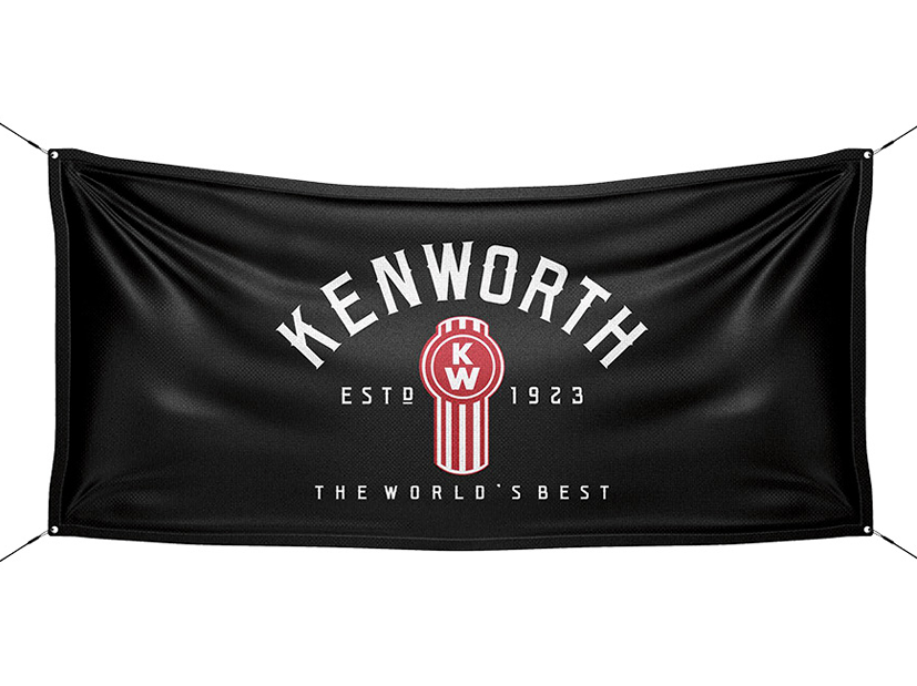 Kenworth The World's Best Cab Flag