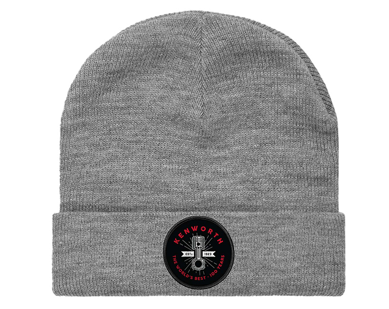 Grey Stitch Beanie 100 Years